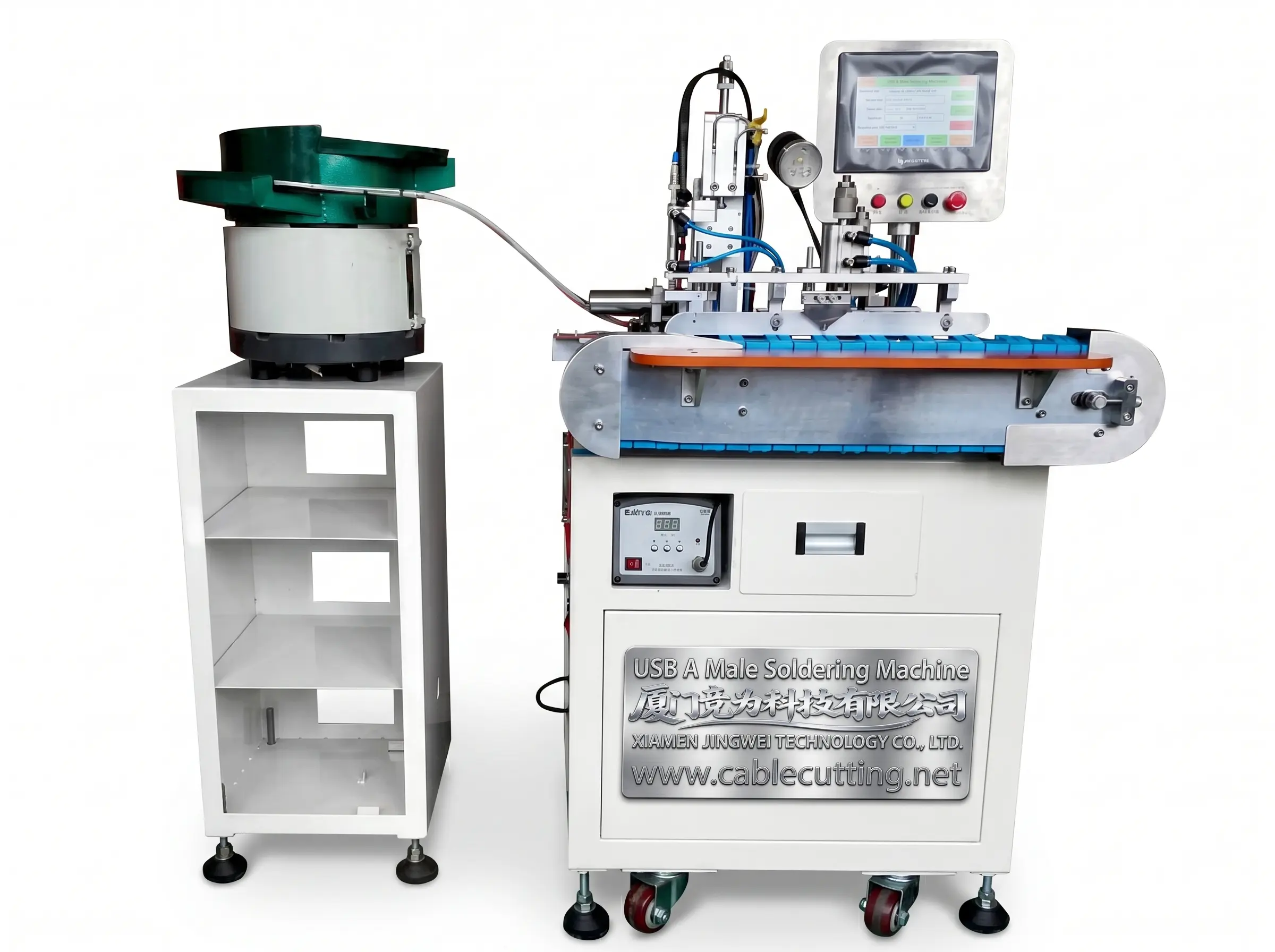 Automatische USB Type-A Soldeermachine WPM-121-AM - Efficiënte industriële kabelbundelproductie