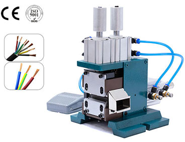Hoe bedien je een Verticale Pneumatische draadstripmachine WPM-3F