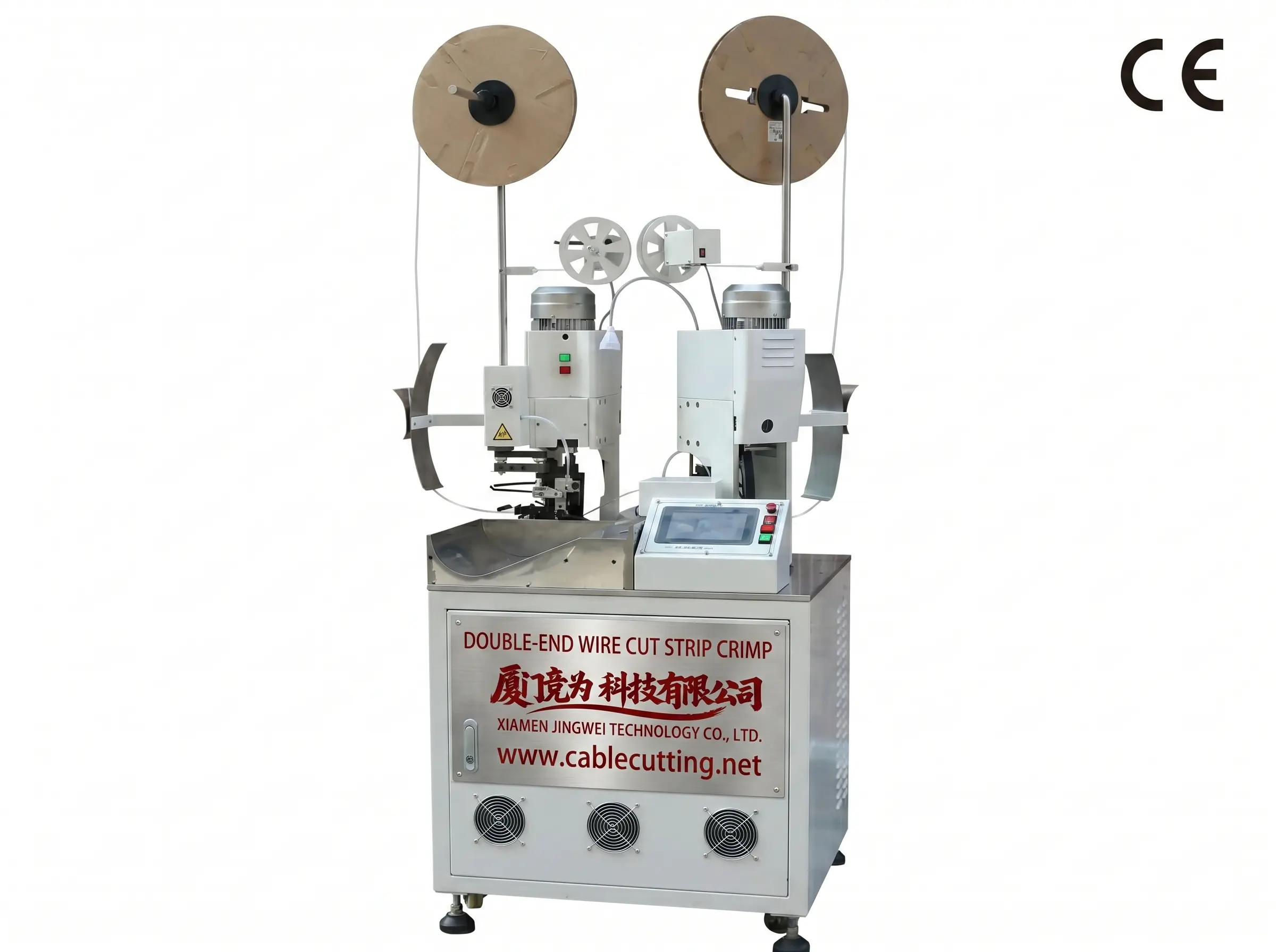 Auto Wire Cut Strip Crimp Machine Double End Crimp