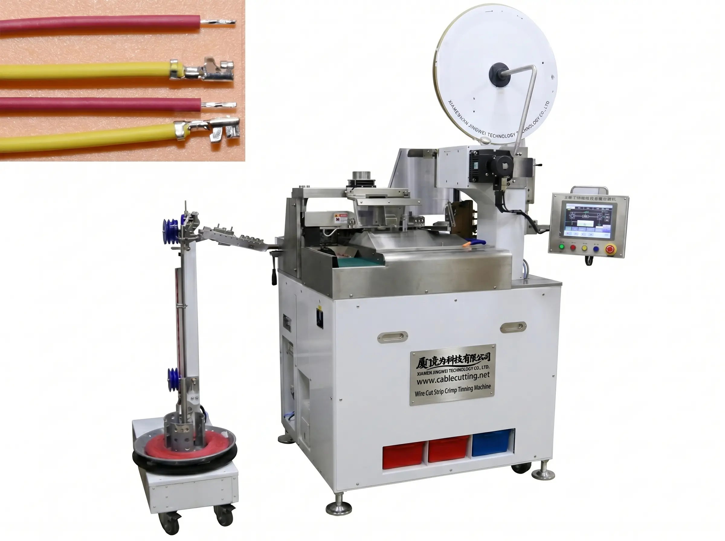 Auto Wire Cut Strip Dual End Process Machine