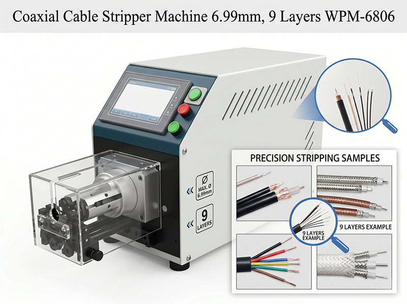 Coaxial Cable Stripping Machine WPM-6806