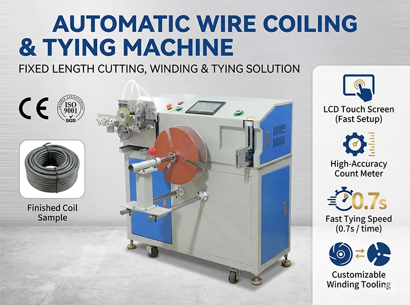 Fixed Length Cable Cutting Binding Machine WPM-18-45