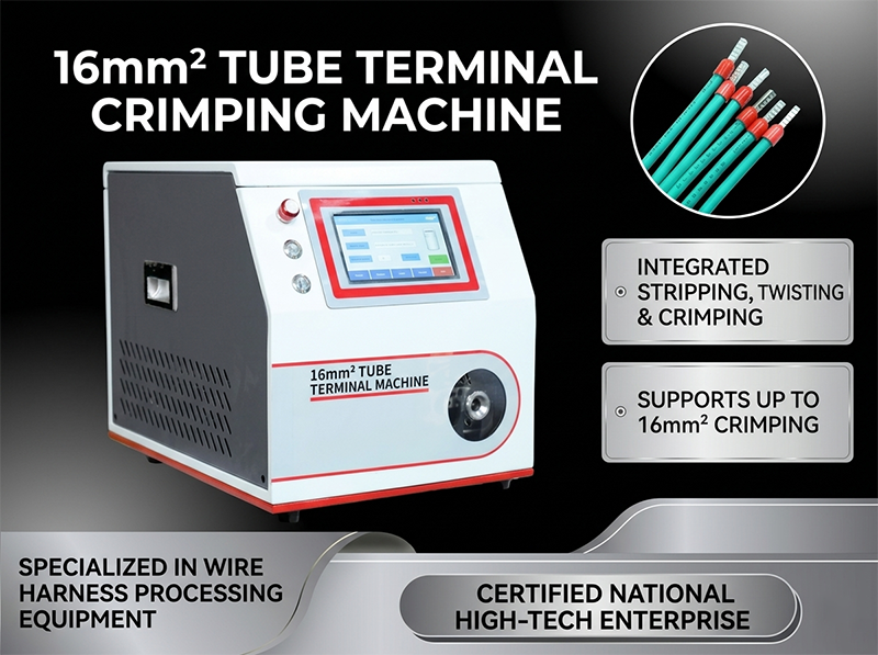 Pre-Insulated Wire Strip Crimp Machine WPM-5-40