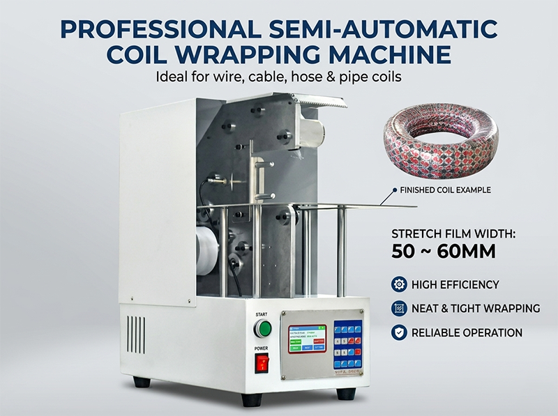 Semi-Auto Cable Wrapping Packer WPM-120X