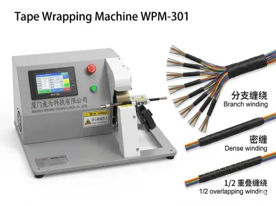 Automatische Tapewikkelmachine voor Spoelen en Kabel - WPM-301 - Tapewikkelmachine