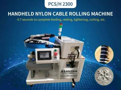 Automatische draagbare nylon kabelrolmachine WPM-2503