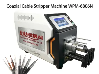 Semi-automatische Coaxkabel Stripmachine WPM-6806N
