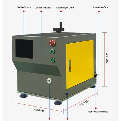 Desktop Rotary Cutting Laser Draadstrip Machine FLS30-XC Thumb