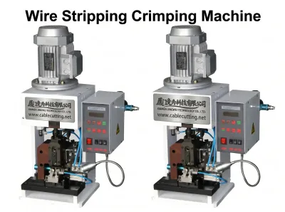 Eindvoeding Draadstrip- en Krimpmachine voor Hoge Doorvoer WPM-2008A2-E - Strip- en Krimpmachine