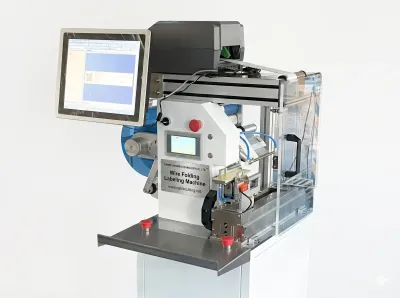 Semi-Automatische Draadvouw- en Etiketteermachine JW-T107 - Tapewikkelmachine
