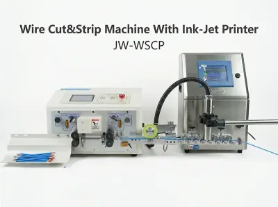 Draadknippen en strippen machine met inkjetprinter JW-WSCP