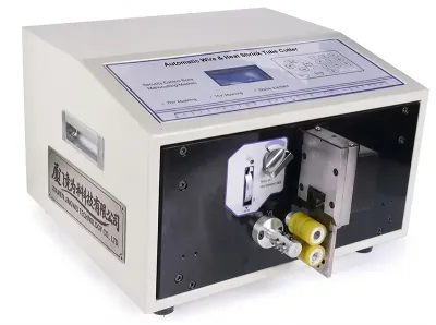 Automatische Draad- en Krimpkous Snijmachine WPM-09A - Staalkabelsnijmachine