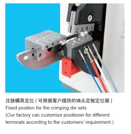 Pneumatische luchtaangedreven krimpmachine, krimpdraadconnector, draadkabel beëindigt krimpmachine
