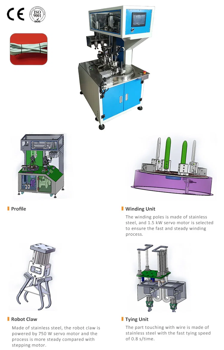 draad oprollende machine, automatische draadoprolmachine, automatische draadoprolmachine