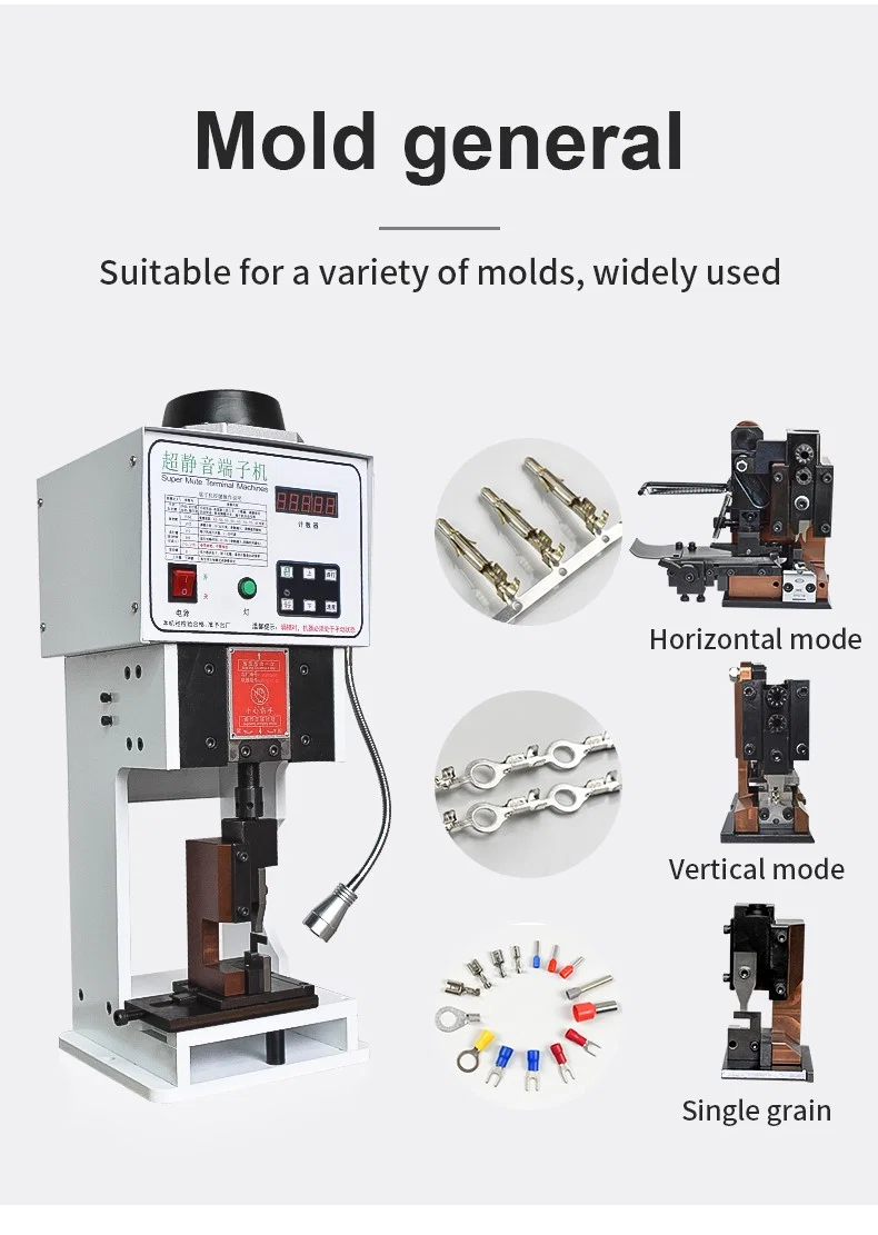 Draad Terminal Krimpmachine, Terminal Krimpmachine, U-vorm Draad Terminal Krimpmachine