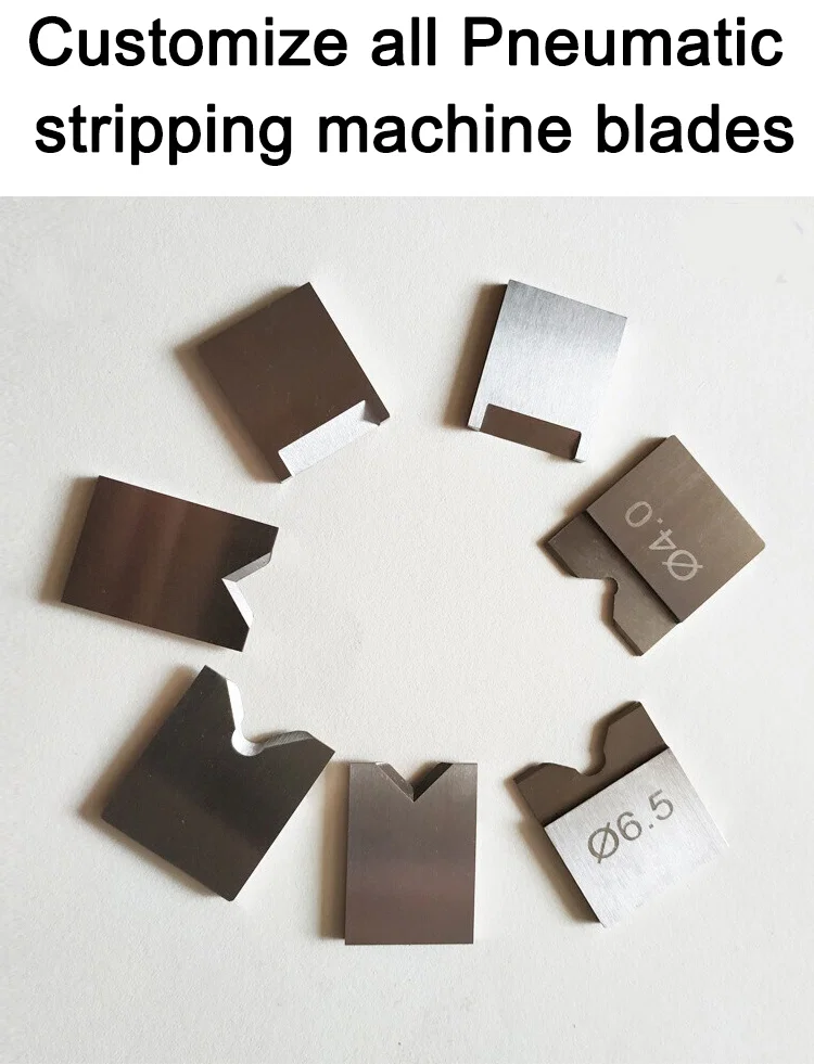 Kabelsnijmachine wolfraamstalen mes, hoge snelheid stalen mes, draadstrippende messen 