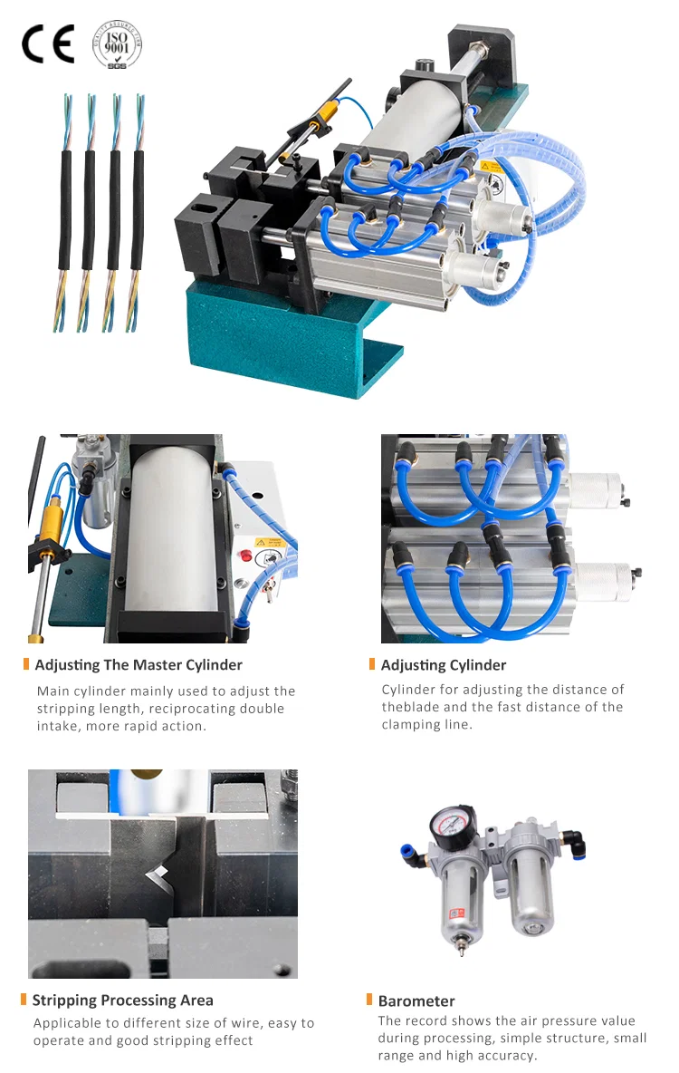 De Afpelmachine van de draadkabel, Draadstripper, de Machine van de kabelschil