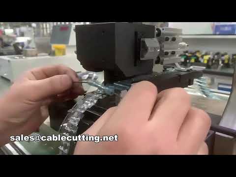 Blauwe nylon ringkabelschoenen & adereindhulzen - Koudgeperst, continu voor automatisering