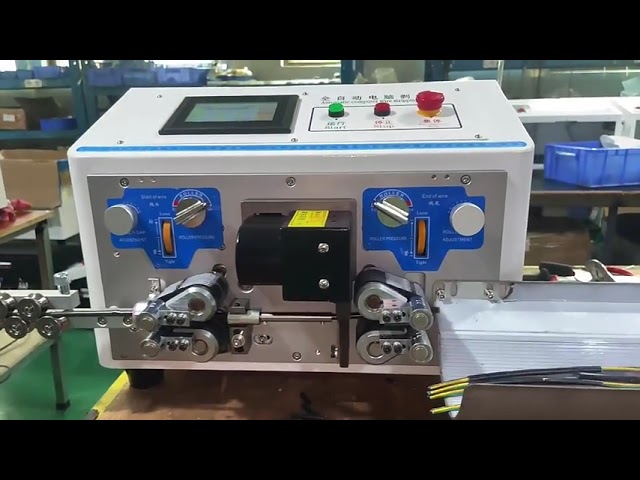 Automatische 7mm 8-aderige kabel snij- en stripmachine – Verhoog uw productie-efficiëntie