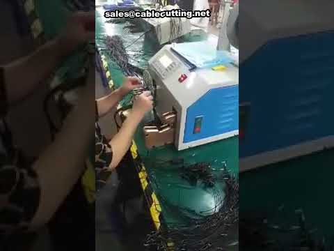 Professionele oorkabel wikkel- en bindmachine met twist tie - Automatische kabeloproller