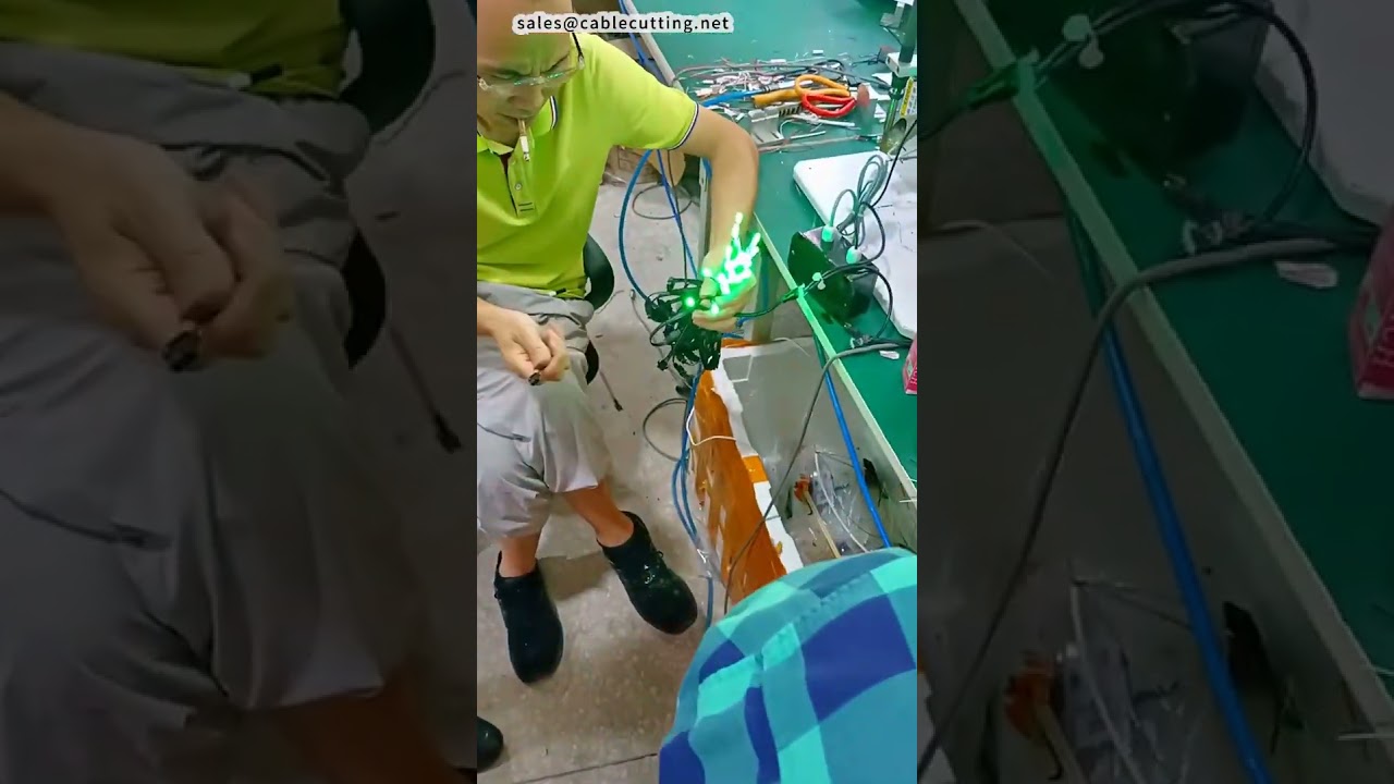 Demo: Semi-automatische soldeermachine test LED-verlichting - Klantentest