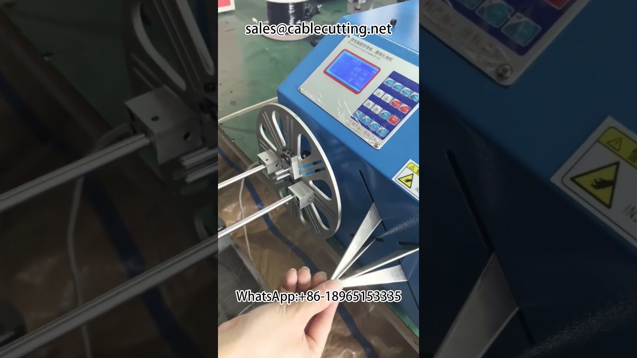 Hoogwaardige kabelopwikkelmachine & stripmachine voor datakabels | Automobiel industrie