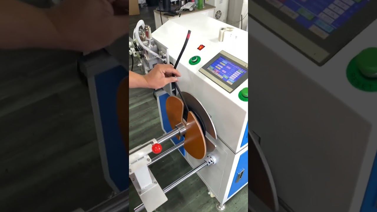 Alles-in-één machine: automatisch metertellen, sorteren, snijden, draad wikkelen & oprollen (1-15mm)