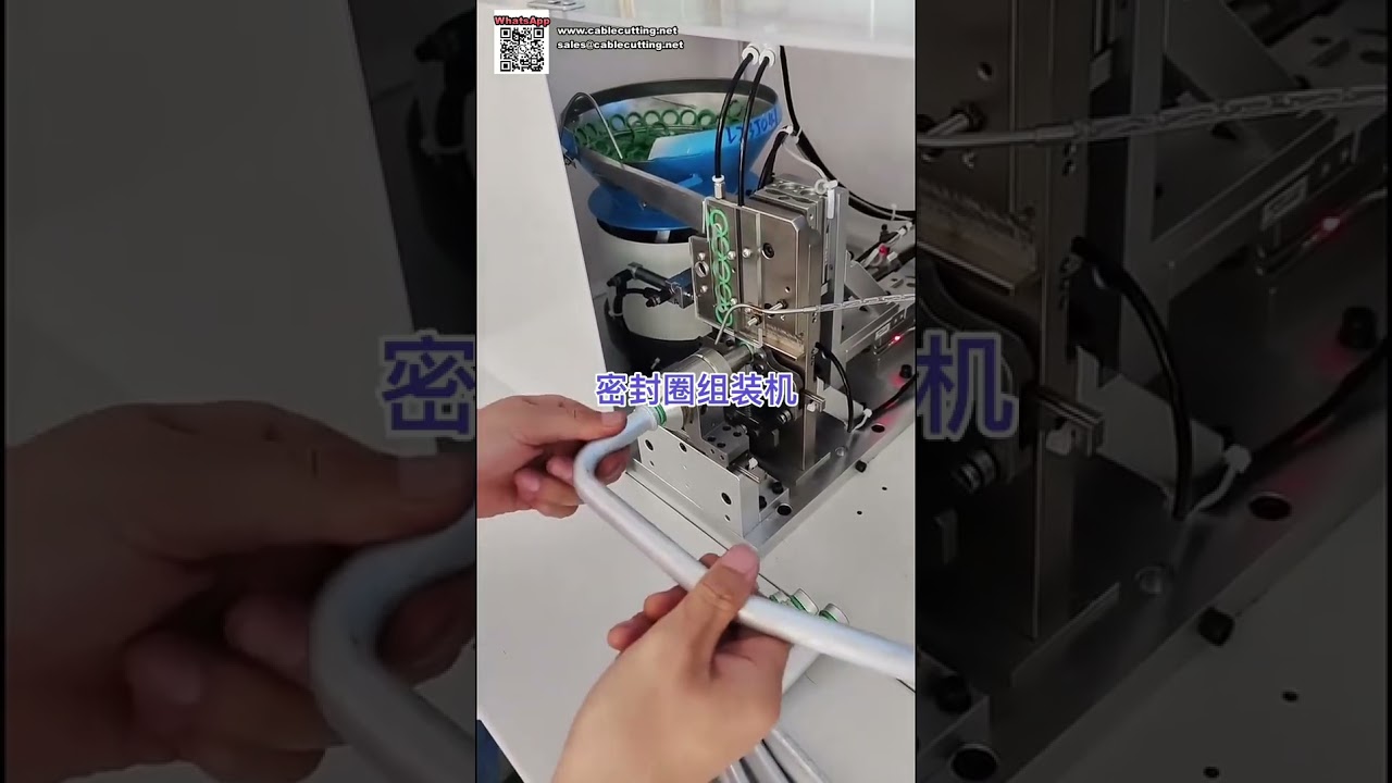 Hogesnelheidsautomatische assemblagemachine voor siliconen O-ringafdichtingen - korte versie