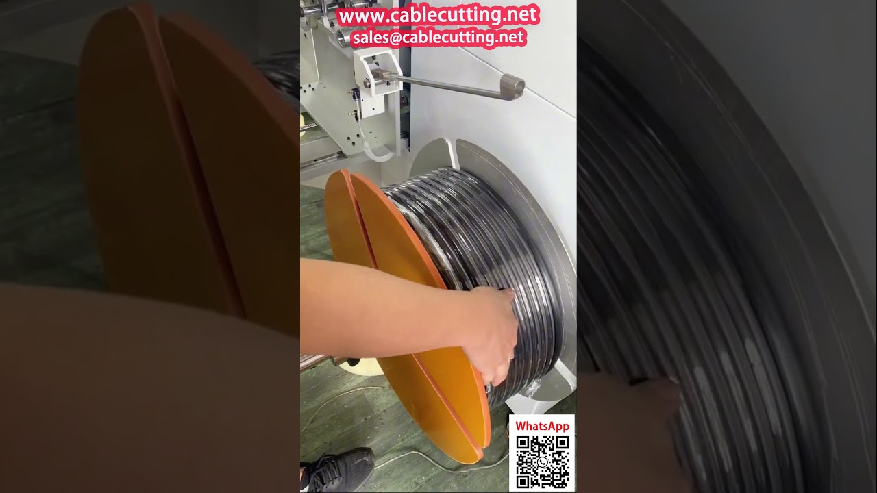 Alles-in-één machine voor tellen, uitlijnen, oprollen en snijden van PE-irrigatieslang