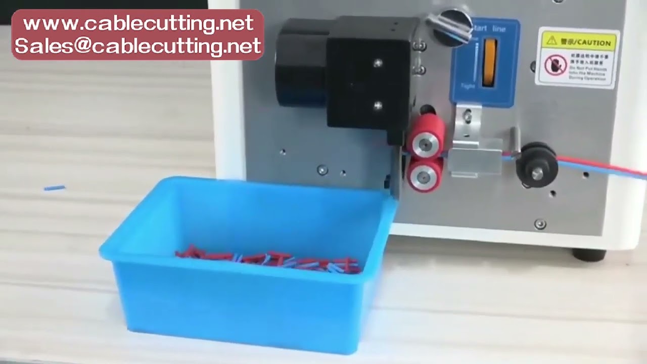 302 Automatische Draad-, Buizen- en Kabelafsnijmachine met Touchscreen – voor kabelmantelstrippen en ontmantelen