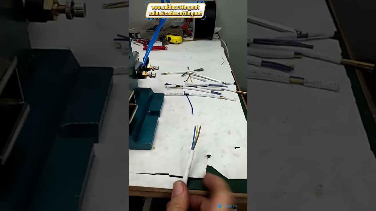 4F Verticale Draadstriptang – Pneumatische Kabelstripper voor Mantel- en Meerdraads