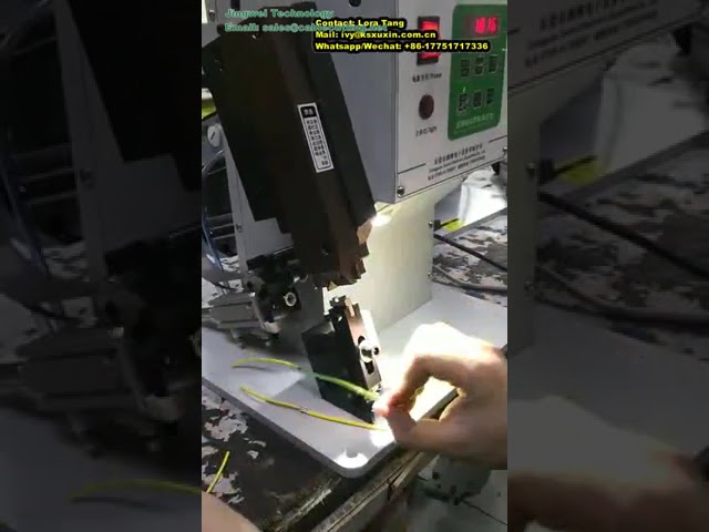 Stille koperbandkrimpmachine – Draad- en koperbandsplicing voor industriële toepassingen
