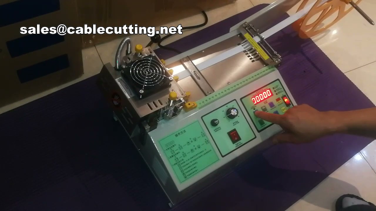 Bedieningsmethode voor stoffen riem ritsbandmachine & elastische bandsnijmachine