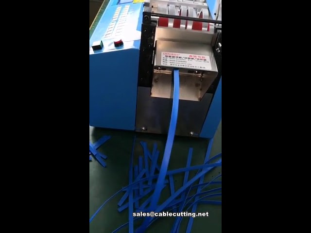 Automatische snijmachine voor PE-beklede staaldraad en stalen banden