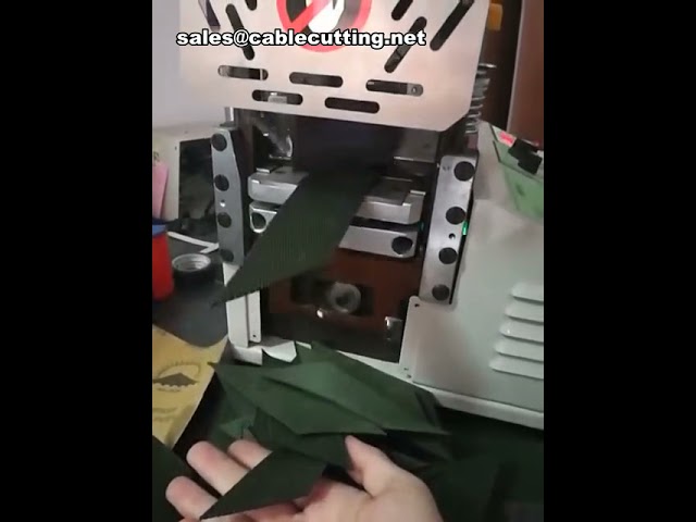 Volledig Automatische Koude & Warme Zelfklevende Lint Elastiek Snijmachine | Sticky Cut