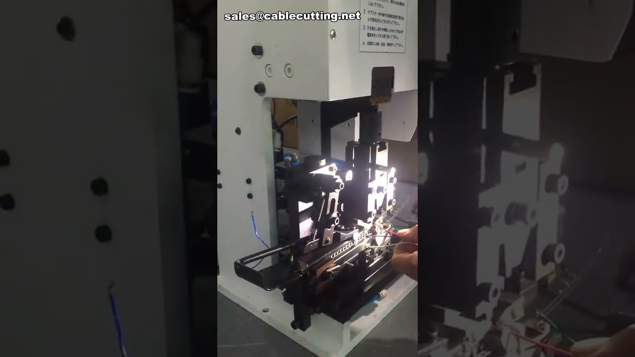 Draadknipper, Stripper en Krimpmachine – Alles-in-één Automatische Verwerking