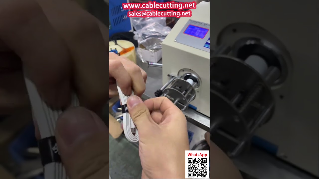 Universele Automatische Kabeloprolmachine – Voor Data-, Stroom- en Netwerkkabels