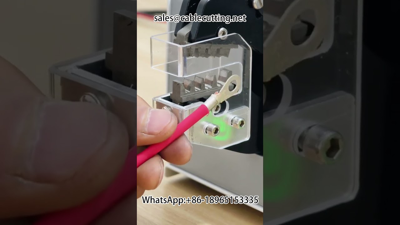 Zuiver elektrische terminalkrimpmachine - Elektrische klemkrimpmachine #Hardware gereedschap #Automatisering