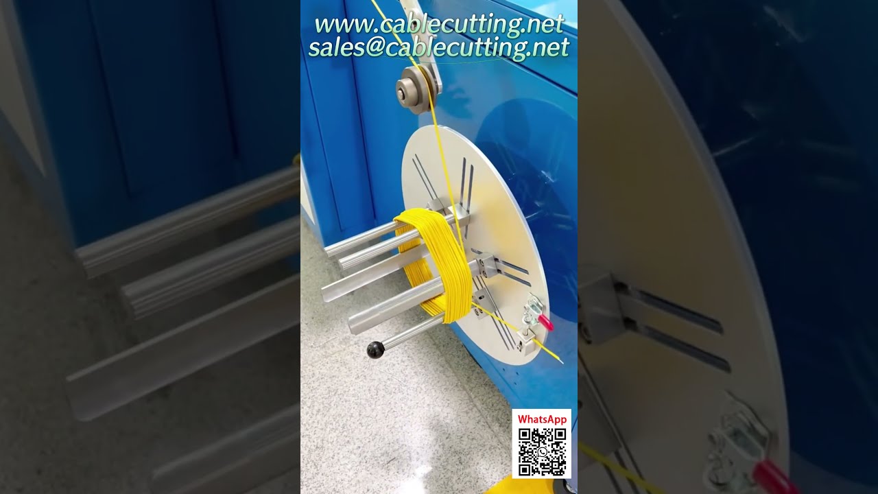 Instelbare kabel- en touwoprolmachine voor draad, slangen en staalkabels