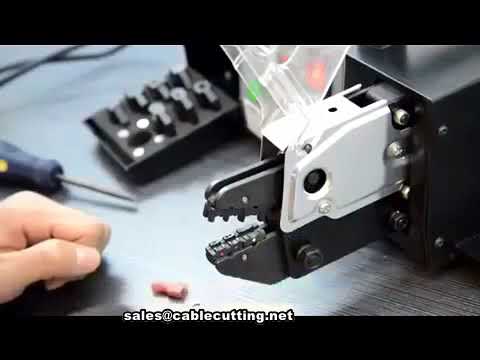 Machine voor draadknippen, strippen en crimpen – automatisch en efficiënt