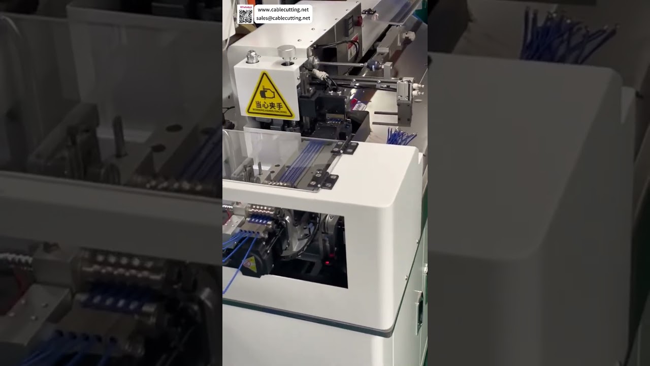 5-draads terminalkrimp- en vertinningsmachine – Hoog rendement, dubbele functie