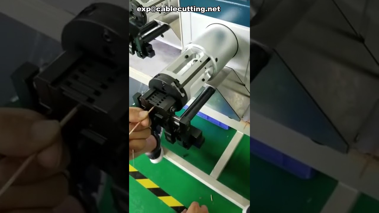 Automatische coaxkabel stripmachine voor RG316 – efficiënte kabelverwerking
