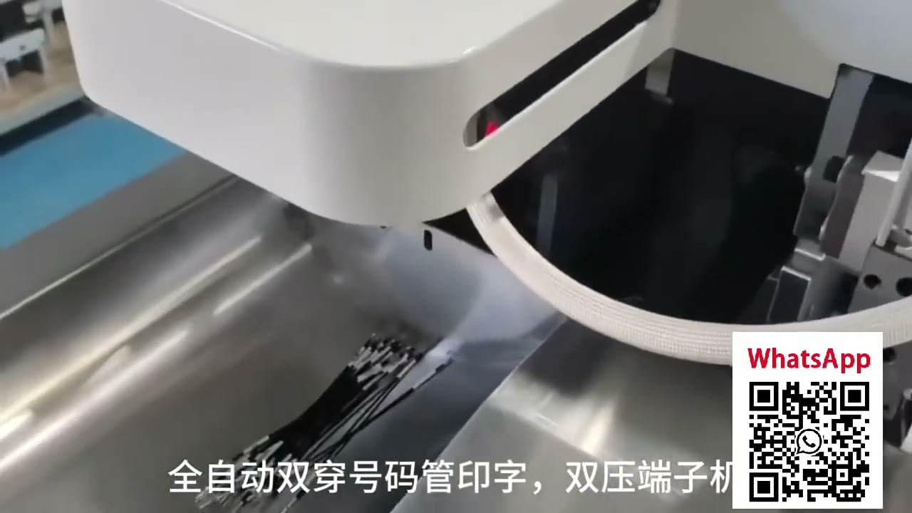 Dubbele Markering & Krimpmachine voor Automatische Draadverwerking