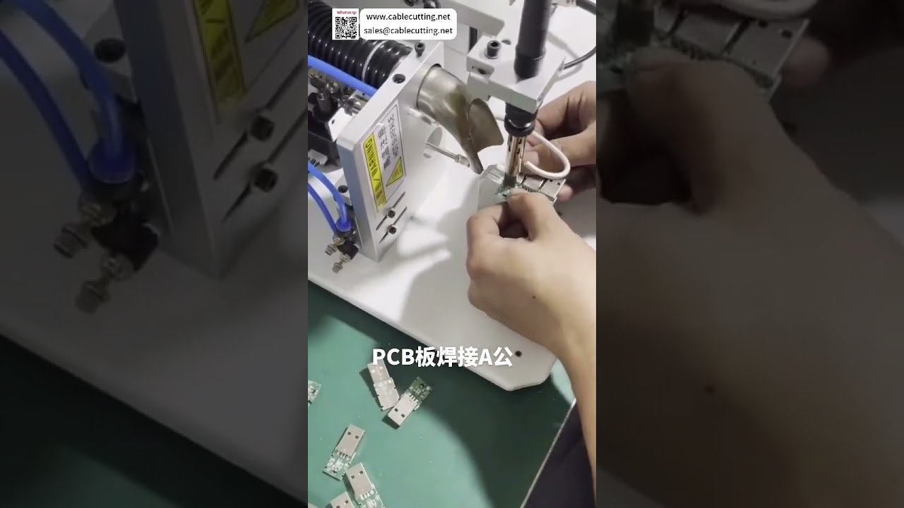 Automatische Draadsoldeermachine - Hoogefficiënte Soldeerapparatuur voor PCB & Kabel