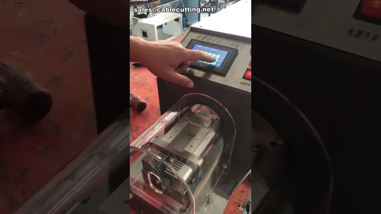 Pneumatische kabelstripper met roterend mes | Elektrische pneumatische stripmachine | Efficiënt draadstrippen