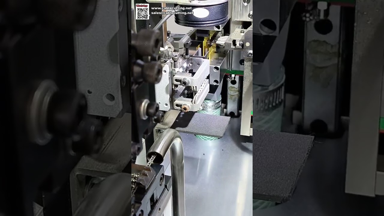 Volledig automatische terminalkrimpmachine met geavanceerd CCD-visie-inspectiesysteem - Shorts