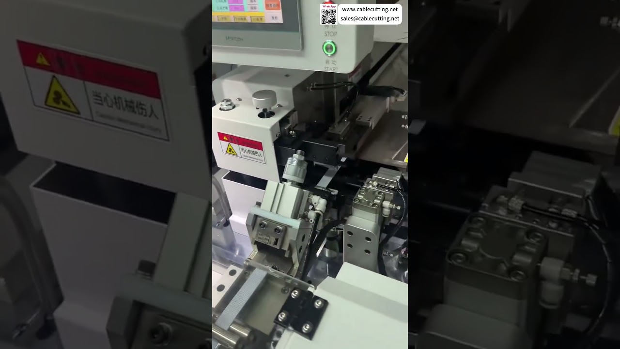 Volautomatische dubbelkop lintkabelmachine - korte versie, gereed voor verzending