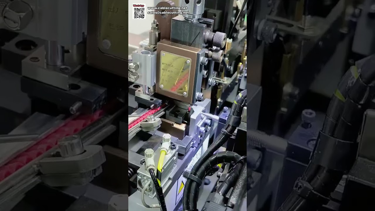 Automatische losse terminalkrimpmachine met trilplaattoevoer voor draadverwerking - Korte versie