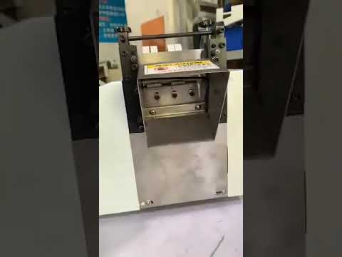 Microcomputergestuurde staalkabel snijmachine #fabriek #machine #kabelstripmachine