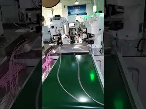 Automatische dubbele eindkrimpmachine met waterdichte afdichtinginvoeging & tussenstrip
